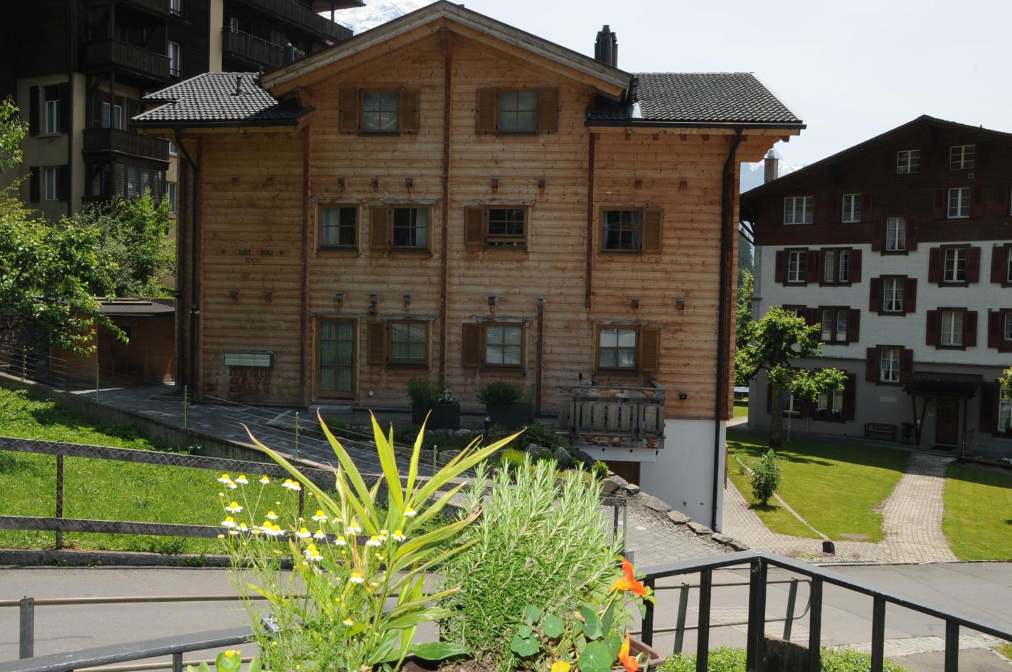 Chalet Alpina Gyger Wengen Buitenkant foto